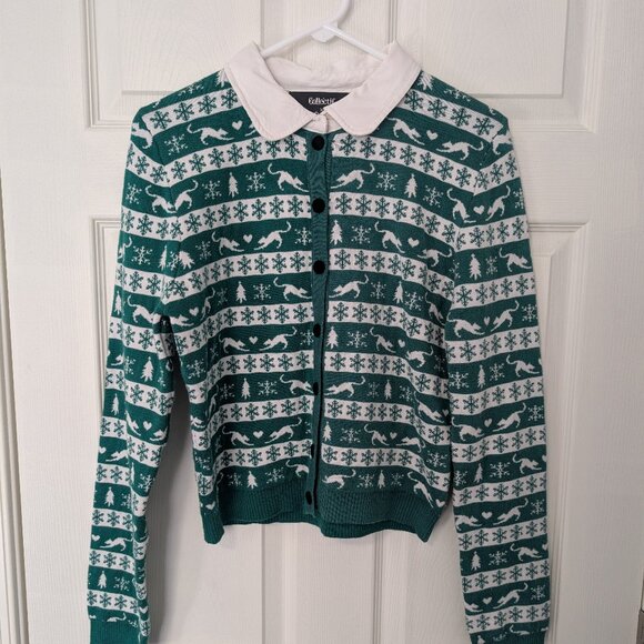 Collectif x Modcloth Christmas Sweater - Picture 1 of 5